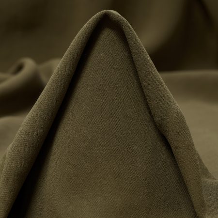 CRÊPE DE CHINE, COVERT GREEN