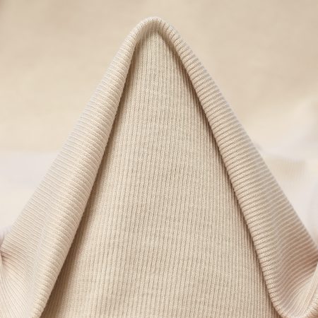 RIB JERSEY, COTTON, ELASTIC, PALE BLUSH