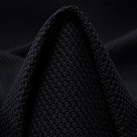 MESH, COTTON, RAVEN BLACK