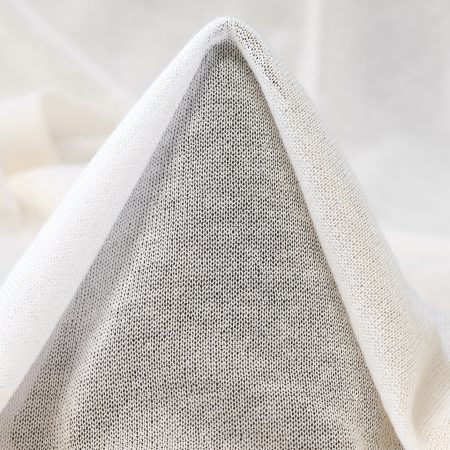 SINGLE JERSEY, COTTON, TRANSPARENT, SNOW WHITE