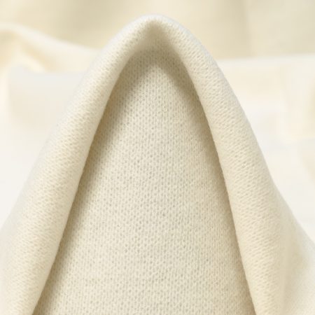 JERSEY, BOILED WOOL, ANTIQUE WHITE