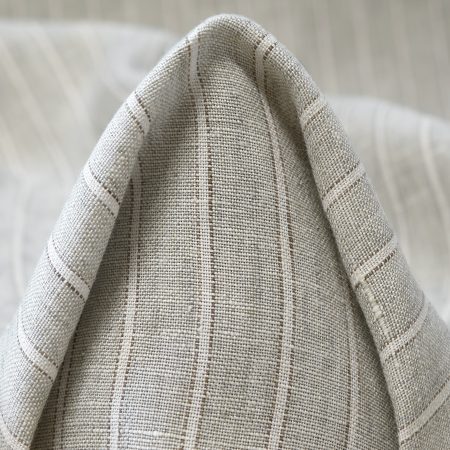 LINEN, STRIPES, VAPOR BLUE&SNOW WHITE