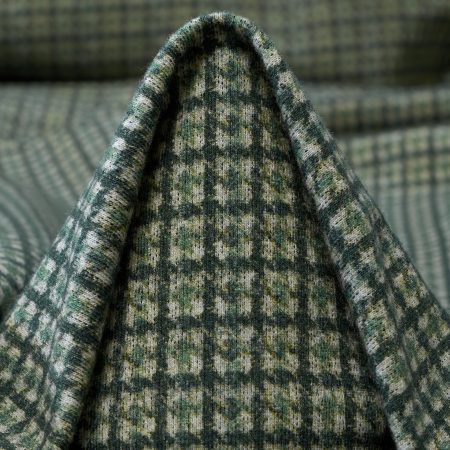 JERSEY, COTTON, MICRO DESIGN, GREEN BEE