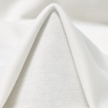 FRENCH TERRY, COTTON, SNOW WHITE