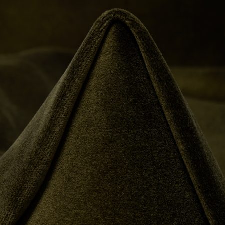 VELVET, COTTON, ELASTIC, DARK OLIVE