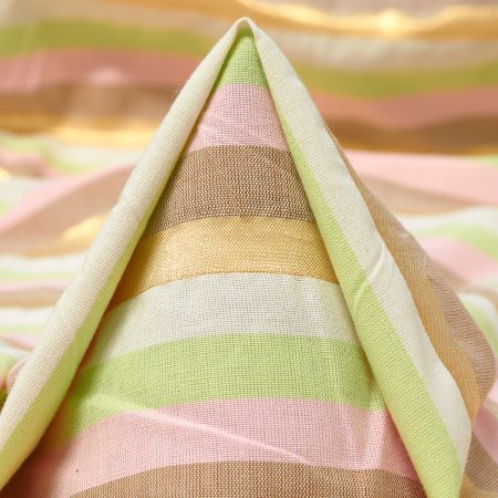 POPLIN, COTTON, LUREX, JADE