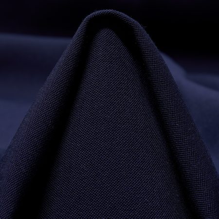 CRÊPE, VIRGIN WOOL, BLACK IRIS