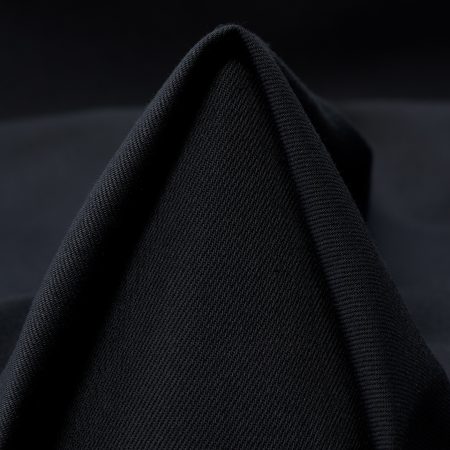 TWILL, COTTON, RAVEN BLACK