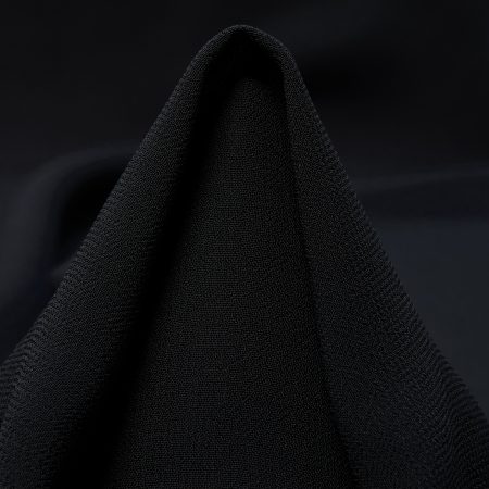 CRÊPE, TRANSPARENT, JET BLACK