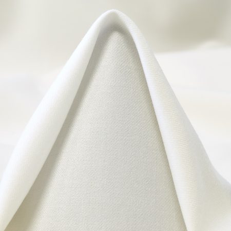 TWILL, VIRGIN WOOL, BRILLIANT WHITE