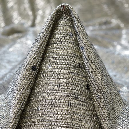 JERSEY, METALLIC, SHIMMERING, SILVER