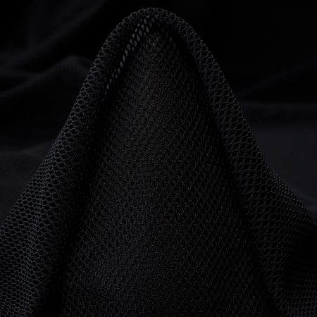 MESH, ELASTIC, JET BLACK