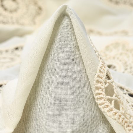 BATISTE, COTTON, EMBROIDERED, SNOW WHITE