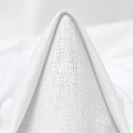SINGLE JERSEY, COTTON, BRILLIANT WHITE