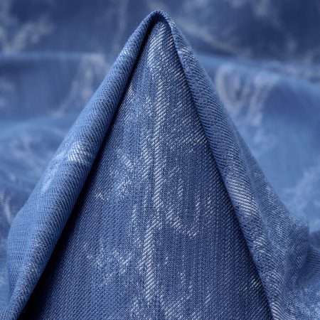 TWILL, COTTON, PRINTED, COLONY BLUE