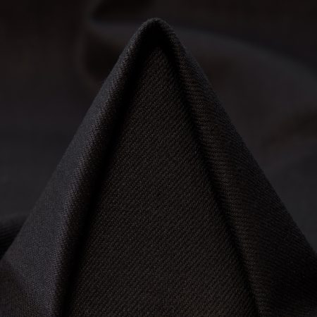 TWILL, COTTON, ELASTIC, RAVEN BLACK