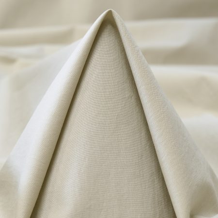 POPLIN, COTTON, ELASTIC, SILVER BIRCH