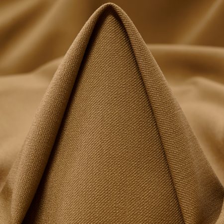 TWILL, VISCOSE BLEND, ELASTIC, TAN