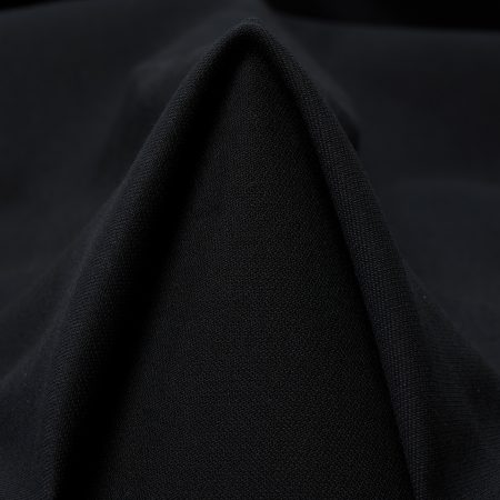 TWILL, COTTON, ELASTIC, JET BLACK