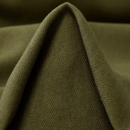 TWILL, LINEN, VISCOSE, CAPULET OLIVE