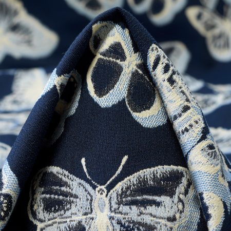 JACQUARD, COTTON, INKWELL&ANTIQUE WHITE