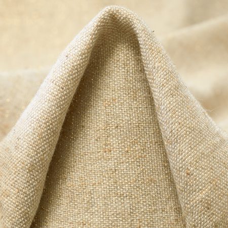 LINEN, LUREX, SHIMMERING, FEATHER GRAY&RICH GOLD