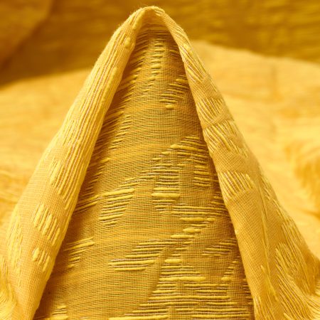 JACQUARD, COTTON, CALENDULA