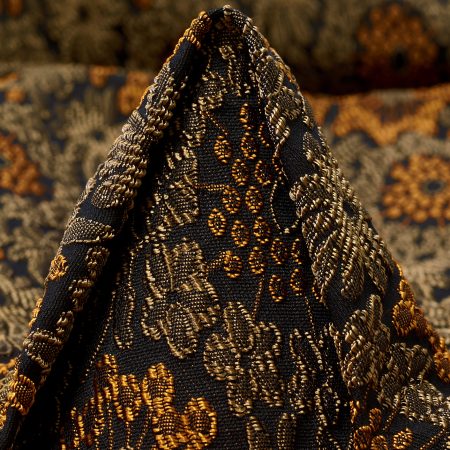 JACQUARD, FLORAL, LIGHT TAUPE&DESERT SUN