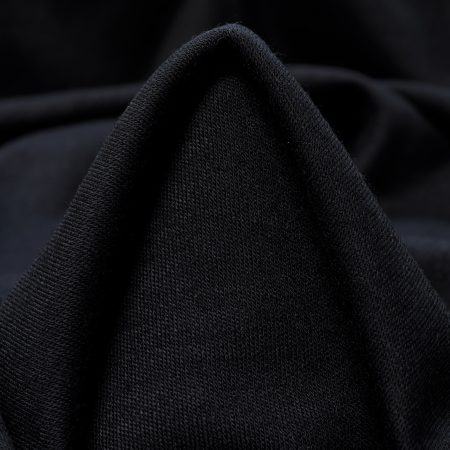 JERSEY, WOOL, RAVEN BLACK
