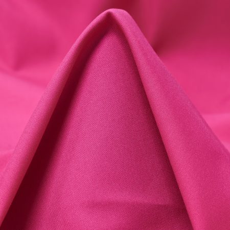 POPLIN, COTTON, SILK, MAGENTA