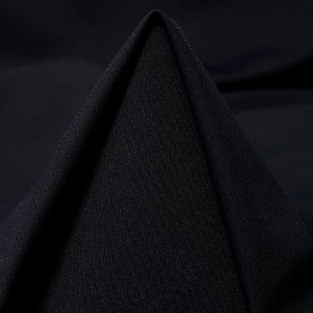 JERSEY, HIGH ELASTICITY, JET BLACK
