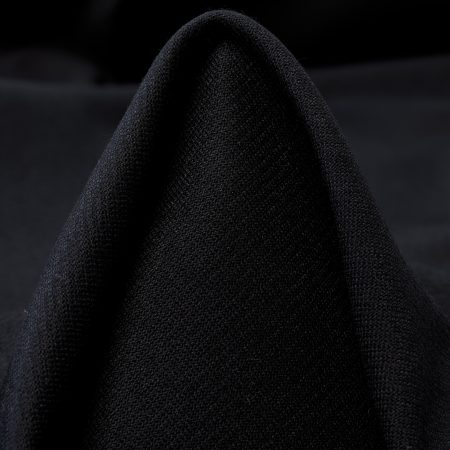 VIRGIN WOOL, COTTON, RAVEN BLACK