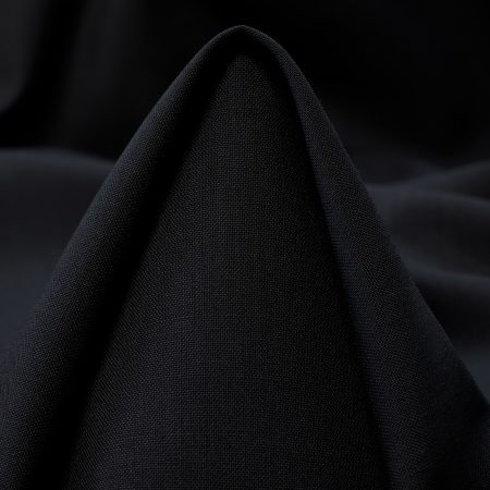 COOL WOOL, VIRGIN WOOL, ELASTIC, RAVEN BLACK