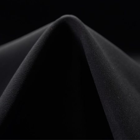 Techno Stretch, Floral, Printed, Jet Black