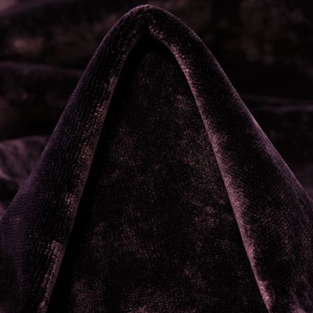 Velvet, Viscose, Dark Plum