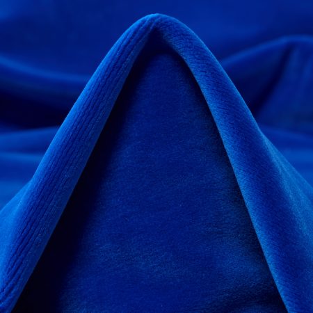 Velvet, Cotton, Dazzling Blue