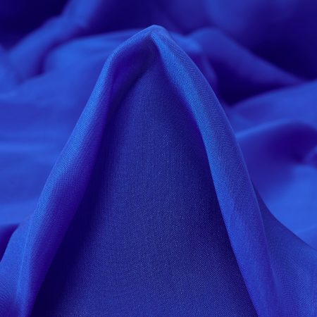 Silk, Chiffon, Atomic Blue