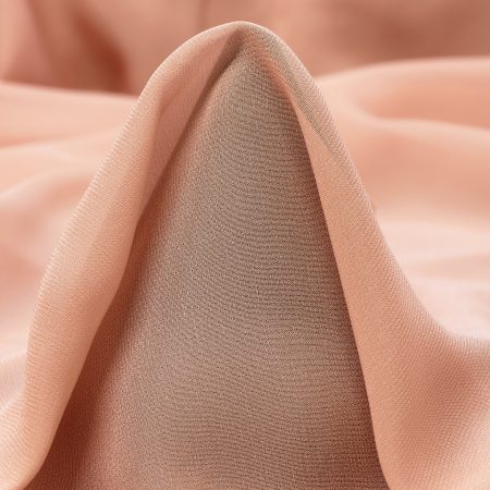 Chiffon, Silk, Coral Cloud