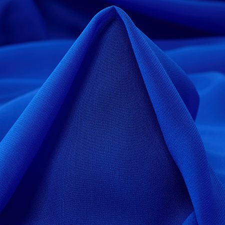 Silk, Chiffon, Atomic Blue