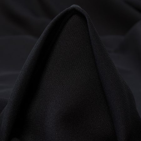 Crêpe De Chine, Jet Black