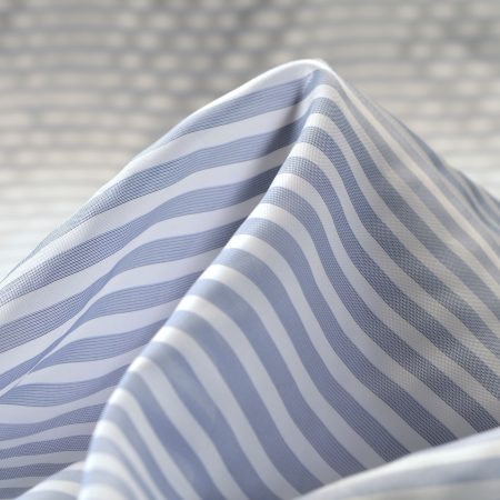 Cupro, Lining, Stripes, Indigo Blue