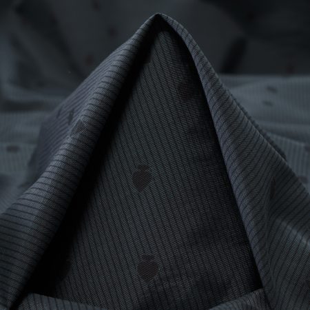 Poplin, Cotton, Printed, Midnight Navy