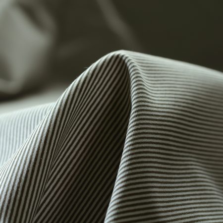 Cotton Blend, Stripes, Brilliant White&Capulet Olive