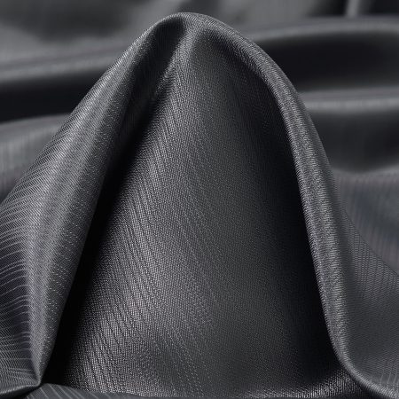 Viscose, Lining, Stripes, Dark Silver