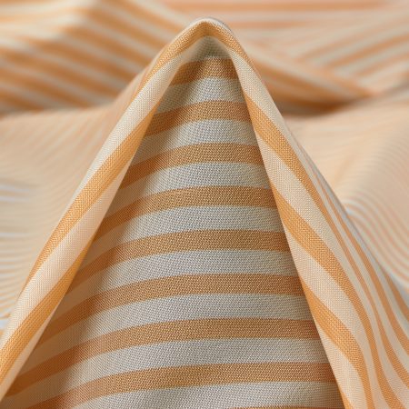 Cupro, Lining, Stripes, Persimon