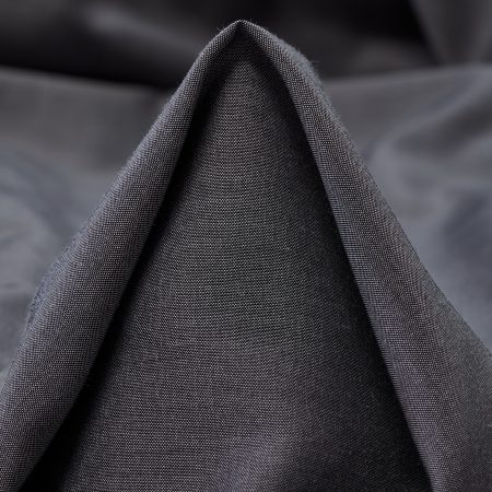 Chambray, Cotton, Shimmering, Steel Gray