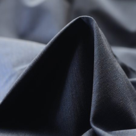 Poplin, Cotton, Check, Blue Indigo