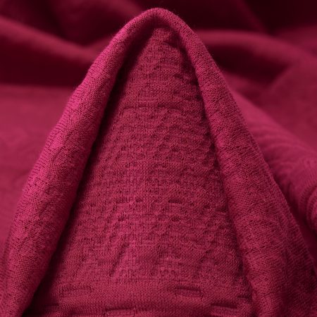 Jersey, Jacquard, Raspberry