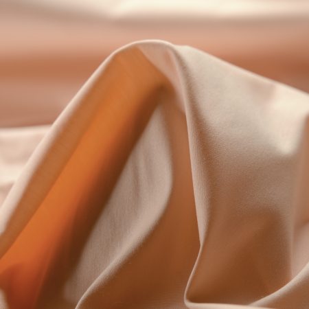 Poplin, Cotton, Elastic, Crème de Pêche