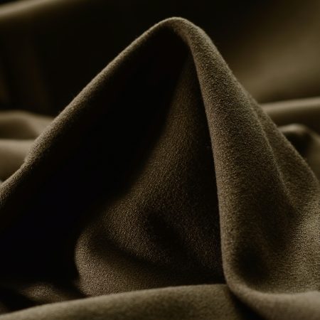 Crêpe, Viscose Wool, Elastic, Dark Chocolate